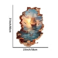 thumbnail image 3 of Linnome Stickers Lovely Pattern Stickers for Doors Windows Walls Atmosphere Decoration Multicolor 80x58cm, 3 of 8