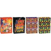 Birthday Brilliance Gift Bag Assortment 18"X13"-3 Each of 4 Designs, Pk 12