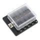 thumbnail image 1 of Soporte de caja de fusibles LED Blade Hugo DC12V/24V 10 Way Soporte de fusibles de estándar de lámpara de advertencia para el auto barco marino, 1 of 7