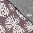 thumbnail image 2 of Simply Daisy 4' x 6' Pineapple Pattern Chenille Rug, Dusty Purple, 2 of 4