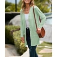 thumbnail image 4 of YOGAFOX Women's Fall Lightweight Open Front Cardigan Long Sleeve Button Down Loose Outwear with Pockets S-XXL, 4 of 5