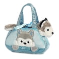 thumbnail image 1 of Aurora World Fancy Pals Pet Carrier, Peek-A-Boo Husky, 1 of 2