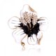 thumbnail image 1 of Pin de solapa esmaltado a la moda, broche de flor de lirio, broches y alfileres para mujer, chapado en aleación de diamantes de cristal blanco 4,8*4,5 cm, 1 of 5