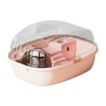 thumbnail image 4 of Jaula para hámster Habitat, jaula portátil transparente y transpirable para animales pequeños para azúcar rosa, 4 of 8