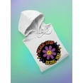 thumbnail image 3 of Never Stop Being You Hoodie Women -Smartprints Designs, Female Small, 3 of 4