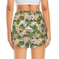 thumbnail image 4 of Goofa Construction Machinery1 Printed Women 2 in 1 Running Shorts,Quick Dry Athletic Workout Shorts,High Waisted Athletic Shorts with Liner Pockets-, 4 of 9