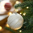 thumbnail image 4 of Inteprter Adornos de bolas navideñas con elegantes reutilizables y decorativos que tienen buena resistencia a roturas Kits de decoración para fiestas color champán, 4 of 6