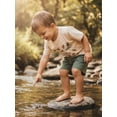 thumbnail image 5 of BemeyourBBs Toddler Baby Boy Summer Outfit Cute Infant Boys Clothes Animal Insect Print Short Sleeve T-shirt and Solid Shorts 2 Piece Set, 5 of 8