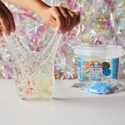 Elmers Glue Premade Slime, Glassy Clear Slime, Includes 5 Sets of Slime Add-Ins, 3 lb. Bucket