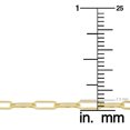 thumbnail image 4 of KoolJewelry Solid 14k Yellow Gold Filled 2.5 mm Paperclip Chain Necklace (16 inches or 40.6 centimeters long), 4 of 7