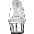 thumbnail image 2 of Pleaser Women's Aspire-601 Platform Slide 8 Clear/Clear, 2 of 8