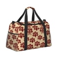 thumbnail image 2 of Fotbe Thanksgiving Sketch Turkey Bolsa de Viaje con Estampado, Bolsa de Fin de Semana para Mujer con Compartimento para Zapatos, Bolsa de Gimnasio con Bolsillo Húmedo, 2 of 7