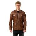 thumbnail image 5 of Mens Mid-Length Timber Safari Coat-Falmouth in Tan, 5 of 10