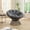 Dark Gray, variant on MOONMISS 360° Swivel Wicker Papasan Chair with Soft Thick Cushion for Living Room,Beige