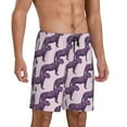thumbnail image 2 of Wukai Leopard Print Men’s Short Pajama Pants With Pockets Soft Sleep Pj Shorts for Men-4X-Large, 2 of 6