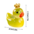 thumbnail image 2 of Ovzne Glowing In-The-Dark Duckling Doll - 2X1.7Cm Resin Small Ornament, Fish Tank Decoration, Moss Tank Accessory, Cute Mini Figurine For Diy Home Decor, 2 of 5