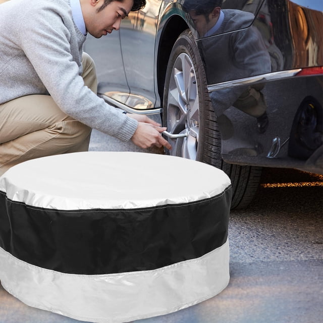 FOMIYES Protector Universal Para Llantas De Trailer Y Suv Plegable Fácil Almacenamiento