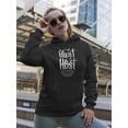 thumbnail image 2 of Ghost Host Cool Design Hoodie Women -GoatDeals Designs, Female x-Large, 2 of 4
