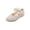 Beige, variant on Xfvqtps Girls Mary Jane Shoes Sparkle Princess Flower Hook and Loop Strap Thick Soft Sole Non Slip Spring Summer Dressy Casual Shoes