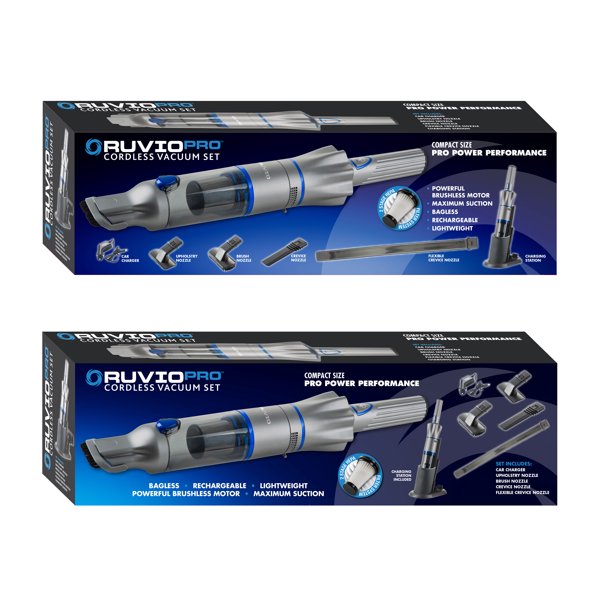 Ruvio Cordless Vacuum Handheld Portable Vacuum Blue Pro