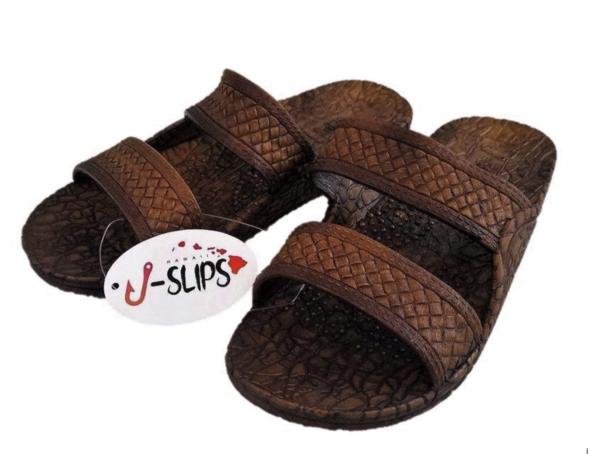 🌴 J-Slips Hawaiian Men’s Sandals in Classic Colors 🌊 Silver M12