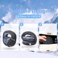 thumbnail image 2 of 3 piezas de orejeras de punto cálido unisex, forro polar de invierno, orejeras plegables, suaves, de color puro, para mujeres, hombres, actividades al aire libre Adepaton WMPH-1393, 2 of 7