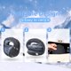 thumbnail image 2 of 3 piezas de orejeras de punto cálido unisex, forro polar de invierno, orejeras plegables, suaves, de color puro, para mujeres, hombres, actividades al aire libre Xemadio WMPH-1393, 2 of 7