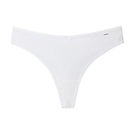 Bigersell Seamless Underwear for Women Thong Clearance Lace Panties Women Bikini Panty Style P-708 Polyester Cheeky Panties Seamless Underwear Ladies Thong Briefs High Waist Women s Panties White M