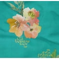 thumbnail image 4 of oneOone Organic Cotton Poplin Twill Fabric Chevron|Watercolor Leaves & Peony Floral Print Fabric BTY 42 Inch Wide, 4 of 4