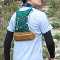 thumbnail image 4 of Mochila Chaleco Montañismo Senderismo Hidratación Nylon Ciclismo (retro) Verde, 4 of 9