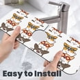 thumbnail image 6 of Pofeuu Corgi Dog2 Print Splash Guard for Sink Faucet Sink Gadgets-Splash Guard Behind Faucet Drip Catcher for Kitchen, Bathroom,Sink Mat, 6 of 7