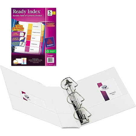 Binder Insert Set - Avery Durable Slant Easy Insert 4