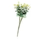 thumbnail image 5 of Eucalipto artificial STEM Hojas falsas Decoración Falso Follaje Verde Vase rama de relleno para festival Restaurante de bodas de vacaciones 16 cabezas de longitud 51 cm, 5 of 8