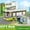 City Bus Gas Station 330 Pieces, variant on 1204 PCS Double Deck Auto Transporter Car Carrier Truck Building Blocks, Ages 6+
