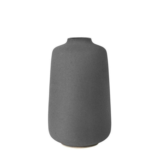 Blomus 65717 6 x 10 in. Rudea Vase Ceramic, Peat