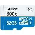 thumbnail image 3 of Lexar High Performance - Flash memory card (microSDHC to SD adapter included) - 32 GB - UHS Class 1 / Class10 - 300x - microSDHC, 3 of 4