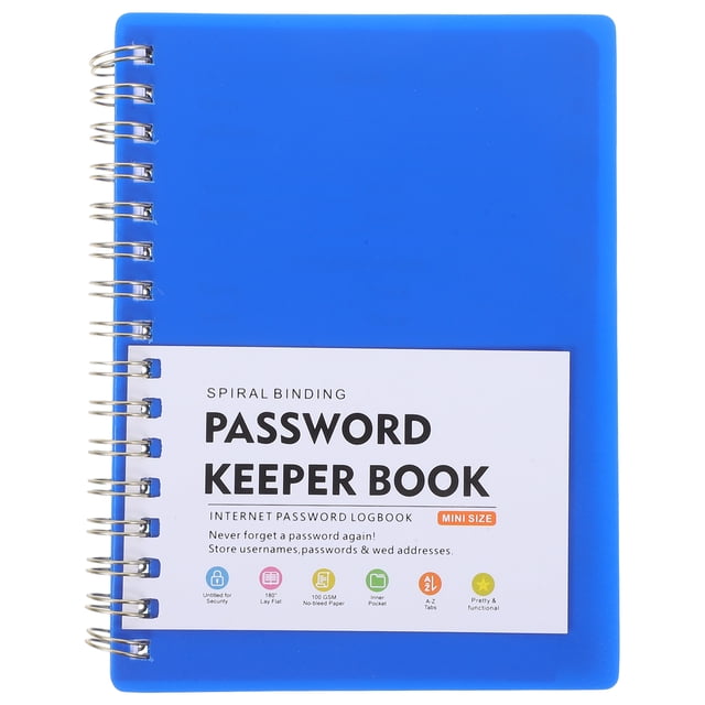 Libreta de gestión de contraseñas multifunción con pestañas alfabéticas Libreta de contraseñas con pestañas alfabéticas para registrar cómodamente las direcciones de sitios web A6
