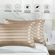 thumbnail image 4 of Funda De Almohada De Seda, Cuidado Del Cabello Y La Piel Con Satén, Reduce Las Arrugas, Ropa De Cama Transpirable, Sueño Confortable, Tamaño Estándar, Juego De Dos, 4 of 9