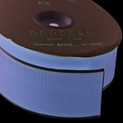 Velcro 2" self-adhesive hook, 25 yard dispenser box, tan