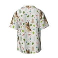 thumbnail image 6 of Daiia German Shepherd Dog Men's Linen Shirts Short Sleeve Casual Shirts Button Down Shirt for Men Beach Summer Wedding Shirt-XX-Large, 6 of 6