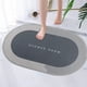 thumbnail image 5 of Alfombra antideslizante para el baño | Poliéster súper absorbente | Soporte de gel de sílice de goma de secado rápido | Alfombra de ducha de estilo moderno lavable | Pelo bajo | 15,8 x 23,6 in |, 5 of 7