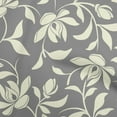 thumbnail image 1 of oneOone Silk Tabby Gray Fabric Floral Magnolia Craft Projects Decor Fabric Printed By The Yard 42 Inch Wide, 1 of 4