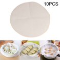 thumbnail image 2 of CAROOTU 10pcs Cotton Steamer Cloth Non-stick Bleached Steaming Pot Cloth for Rice Steamed Stuffed Bun, 2 of 6