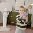 thumbnail image 2 of Playsmol Basketball Hoop (Traditional Blue Rim, Colorblock Ball), 2 of 3