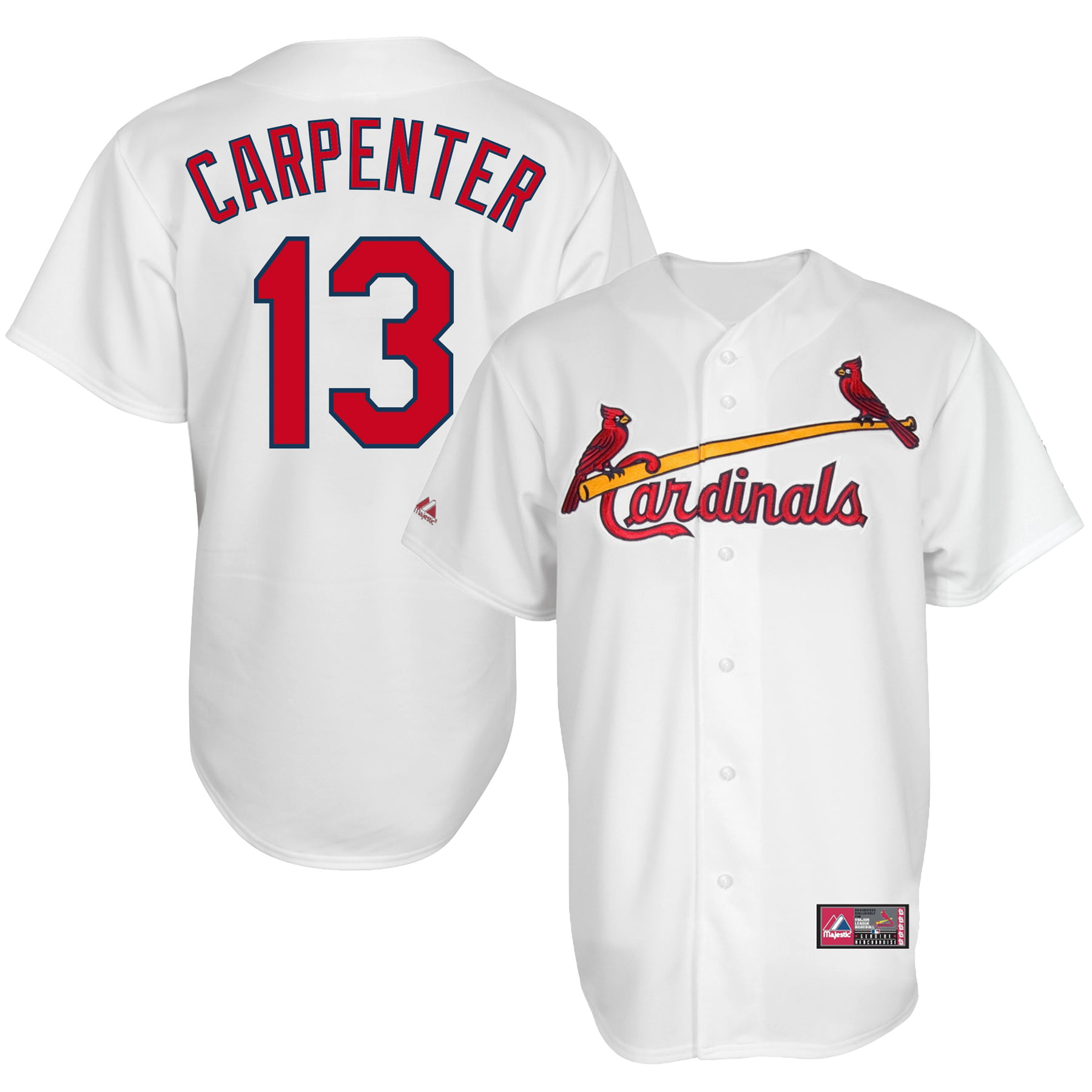 Matt Carpenter St. Louis Cardinals Majestic Cool Base Player Jersey - White - Walmart ...