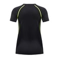 thumbnail image 2 of vastwit Kids Boys Summer Rash Guard Shirts Short Sleeve Swimming T Shirt Seaside Tee Tops Running Black&Green 22, 2 of 7