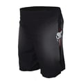 thumbnail image 4 of Pantalones Cortos Deportivos Hombres Lounge Piernas Rectas Pantalones Cortos De Cintura Media Ligeramente Elásticos Pantalones Cortos Estampados para Boxeo Senderismo Negro M YUNYI BRAND  Deportes, 4 of 8