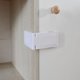 thumbnail image 2 of Juego de 4 cerraduras de seguridad para bebés, color gris, para gabinete y cerradura, cerradura para puerta corredera, cerradura de seguridad para niños para cajón, puerta, Ref, 2 of 5