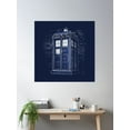thumbnail image 2 of The Blue Box Blueprint Poster Wall Art, Modern Wall Decor, 16x16 UNFRAMED, 2 of 3