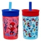 thumbnail image 1 of Magma Life Vaso Entrenador para Niños Twin Tumb, 450 ml (2Pzs), Popote Flexible Antiderrames, Fácil de Limpiar, Ideal para Viajes, Botella de Agua para Niños, Apto para Lavaplatos, 1 of 8